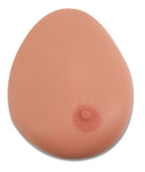 Modelo de un pecho humano con tumores benignos