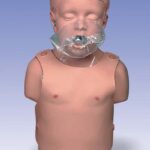 Torso de niño para resucitación cardiopulmonar