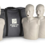 Maniquis profesional para entrenamiento niño RCP-DAE con monitor