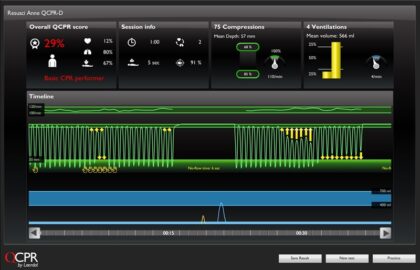 SkillReporter™ (PC) Informador de habilidades inalámbrico para Resusci Anne
