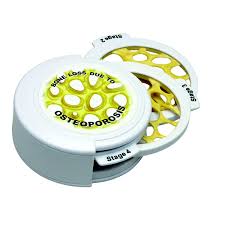 Conjunto de discos – 4 fases de la osteoporosis
